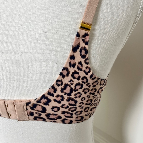 Victoria’s Secret Animal Print Full Coverage Soft Smooth Silhouette Bra, Sz 34D - Picture 6 of 10